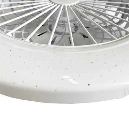 LED Stmívatelné stropní svítidlo s ventilátorem STAR LED/48W/230V 3000-6500K + dálkové ovládání