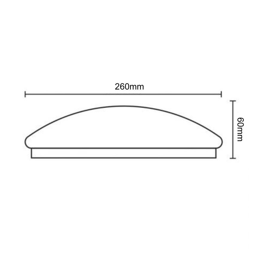 LED Stropní svítidlo se senzorem OPAL LED/12W/230V 4000K