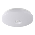 LED Stropní svítidlo se senzorem pohybu a soumraku FOGLER LED/12W/230V pr. 28 cm