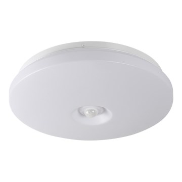 LED Stropní svítidlo se senzorem pohybu a soumraku FOGLER LED/12W/230V pr. 28 cm