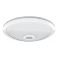 LED Stropní svítidlo se senzorem pohybu a soumraku LED/12W/230V pr. 29 cm bílá