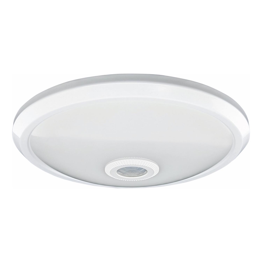 LED Stropní svítidlo se senzorem pohybu a soumraku LED/20W/230V pr. 29 cm bílá