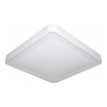 LED Stropní svítidlo se senzorem pohybu a soumraku WILTON LED/24W/230V 4000K 33x33 cm bílá