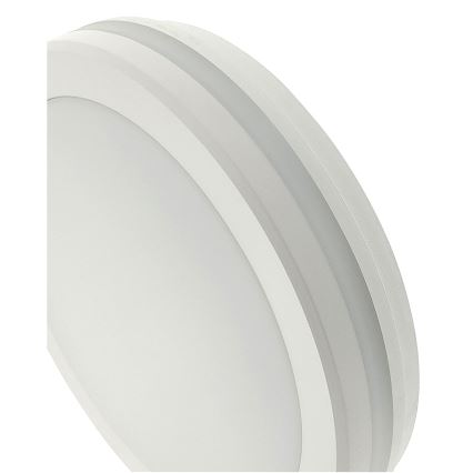 LED Stropní svítidlo se senzorem pohybu LED/20W/230V 3000/4000/6500K pr. 23 cm IP54 bílá