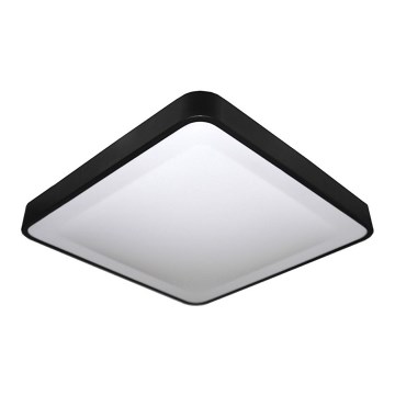 LED Stropní svítidlo se senzorem WILTON LED/24W/230V 37,5x37,5 cm černá