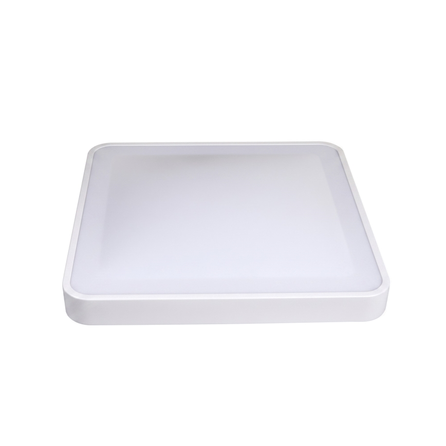 LED Stropní svítidlo se senzorem pohybu a soumraku WILTON LED/24W/230V 4000K 33x33 cm bílá