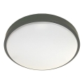 LED Stropní svítidlo se senzorem WILTON LED/24W/230V 4000K pr. 38 cm antracit