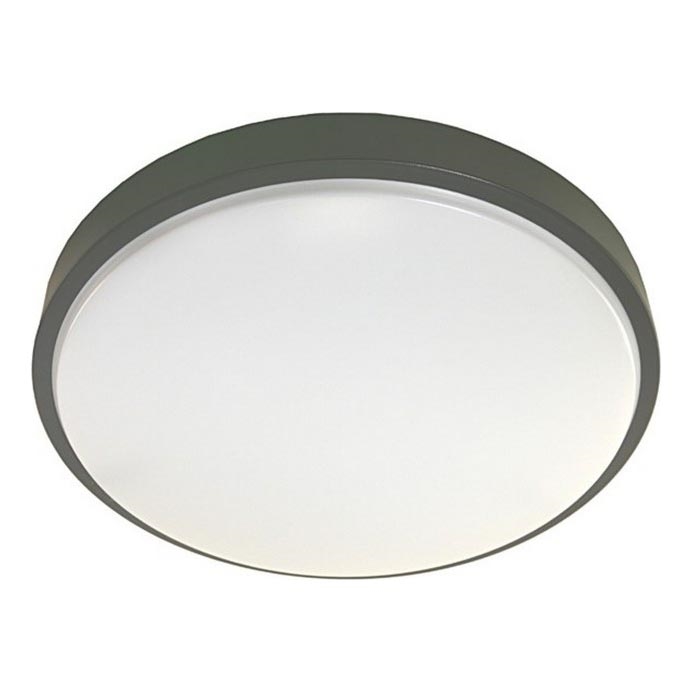 LED Stropní svítidlo se senzorem WILTON LED/24W/230V 4000K pr. 38 cm antracit