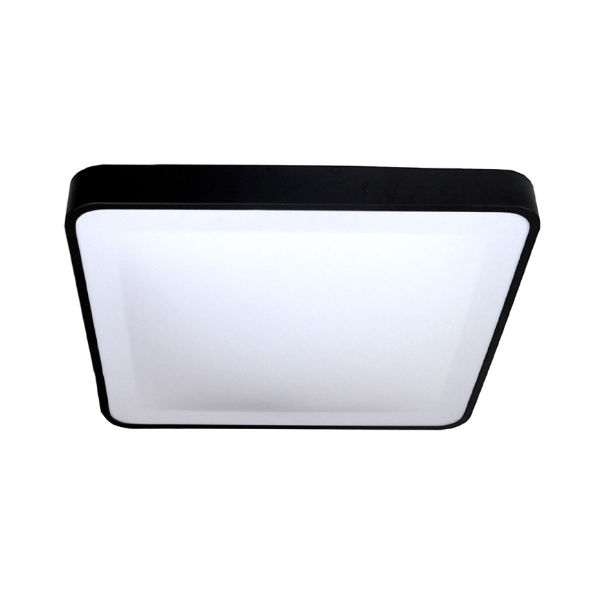 LED Stropní svítidlo se senzorem WILTON LED/24W/230V 37,5x37,5 cm černá