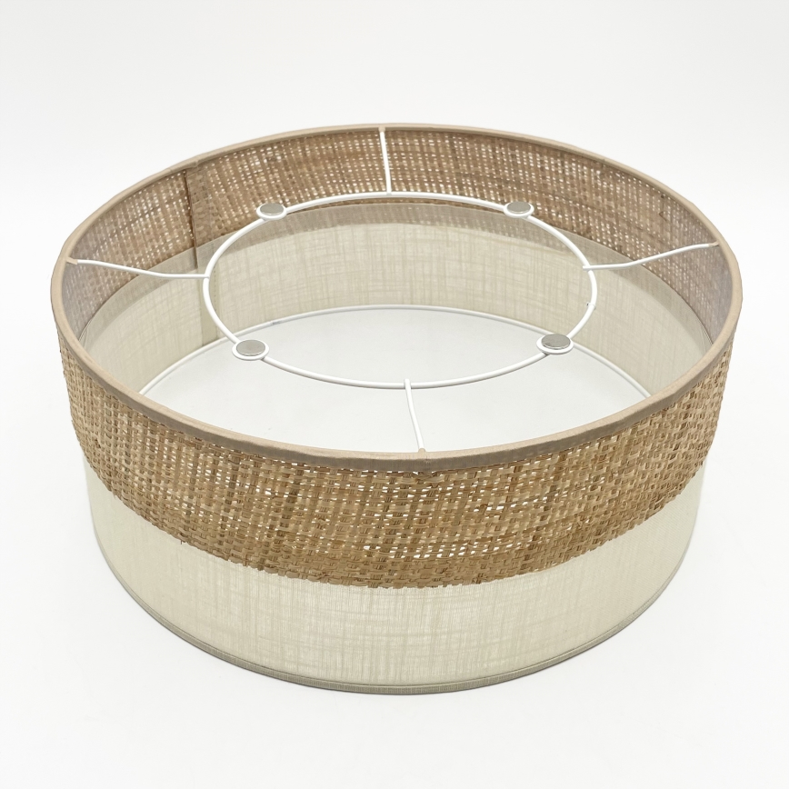 LED Stropní svítidlo SIRJA BOHO LED/20W/230V 4000K pr. 35 cm béžová/krémová