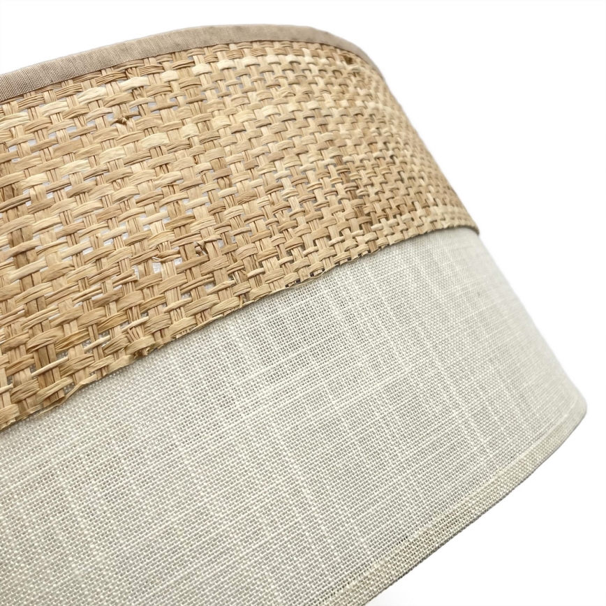 LED Stropní svítidlo SIRJA BOHO LED/20W/230V 4000K pr. 35 cm béžová/krémová