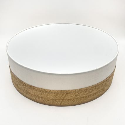 LED Stropní svítidlo SIRJA BOHO LED/36W/230V 4000K pr. 45 cm béžová/bílá