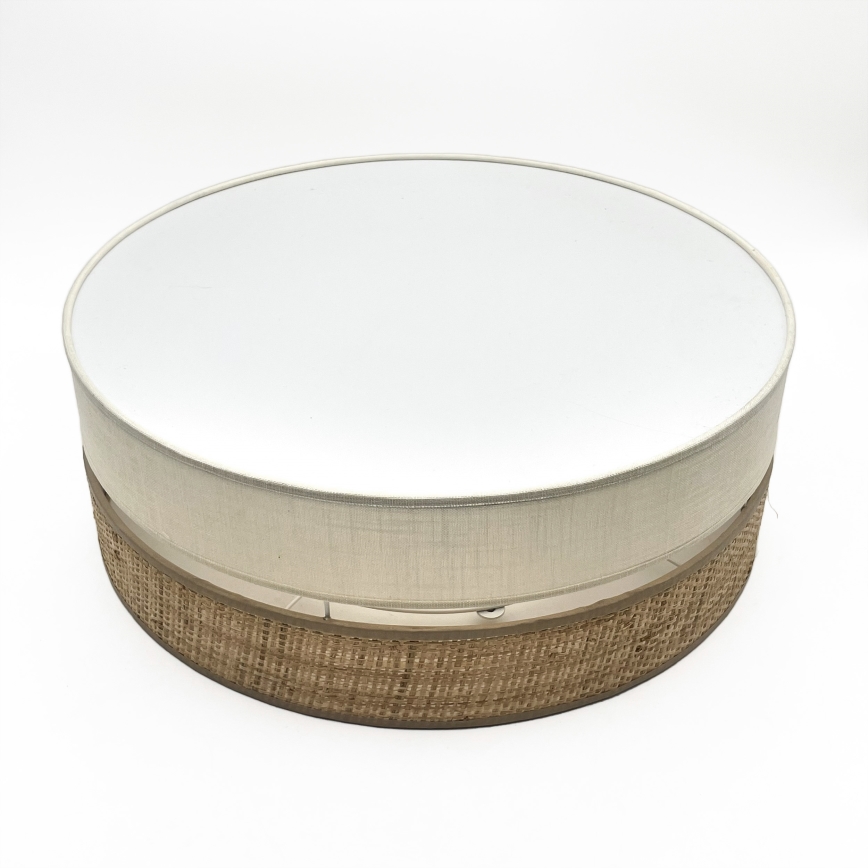 LED Stropní svítidlo SIRJA BOHO LED/36W/230V 4000K pr. 45 cm béžová/krémová