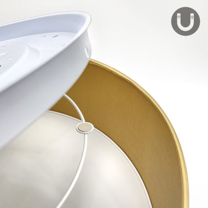 LED Stropní svítidlo SIRJA LED/36W/230V 4000K pr. 45 cm hnědá/zlatá