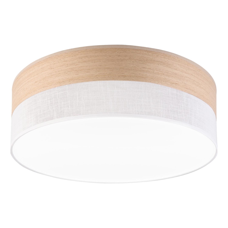LED Stropní svítidlo SIRJA WOOD LED/36W/230V pr. 45 cm bílá/dub