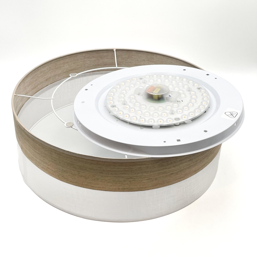 LED Stropní svítidlo SIRJA WOOD LED/36W/230V pr. 45 cm bílá/dub