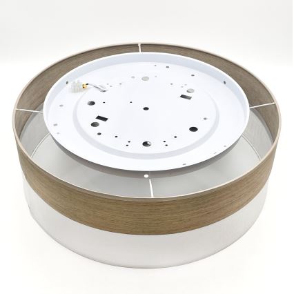 LED Stropní svítidlo SIRJA WOOD LED/36W/230V pr. 45 cm bílá/dub