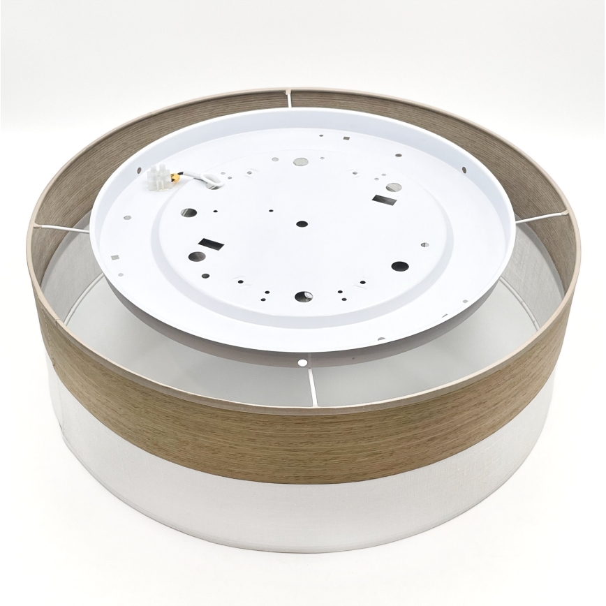 LED Stropní svítidlo SIRJA WOOD LED/36W/230V pr. 45 cm bílá/dub