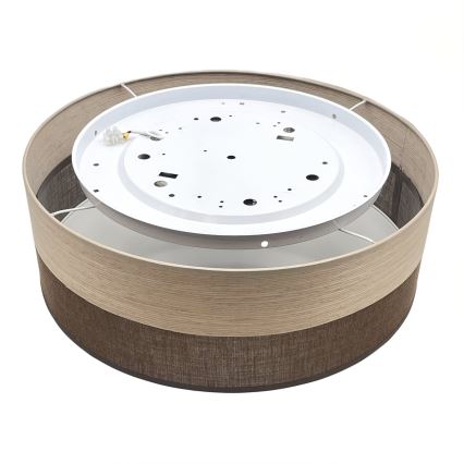 LED Stropní svítidlo SIRJA WOOD LED/36W/230V pr. 45 cm hnědá/dub