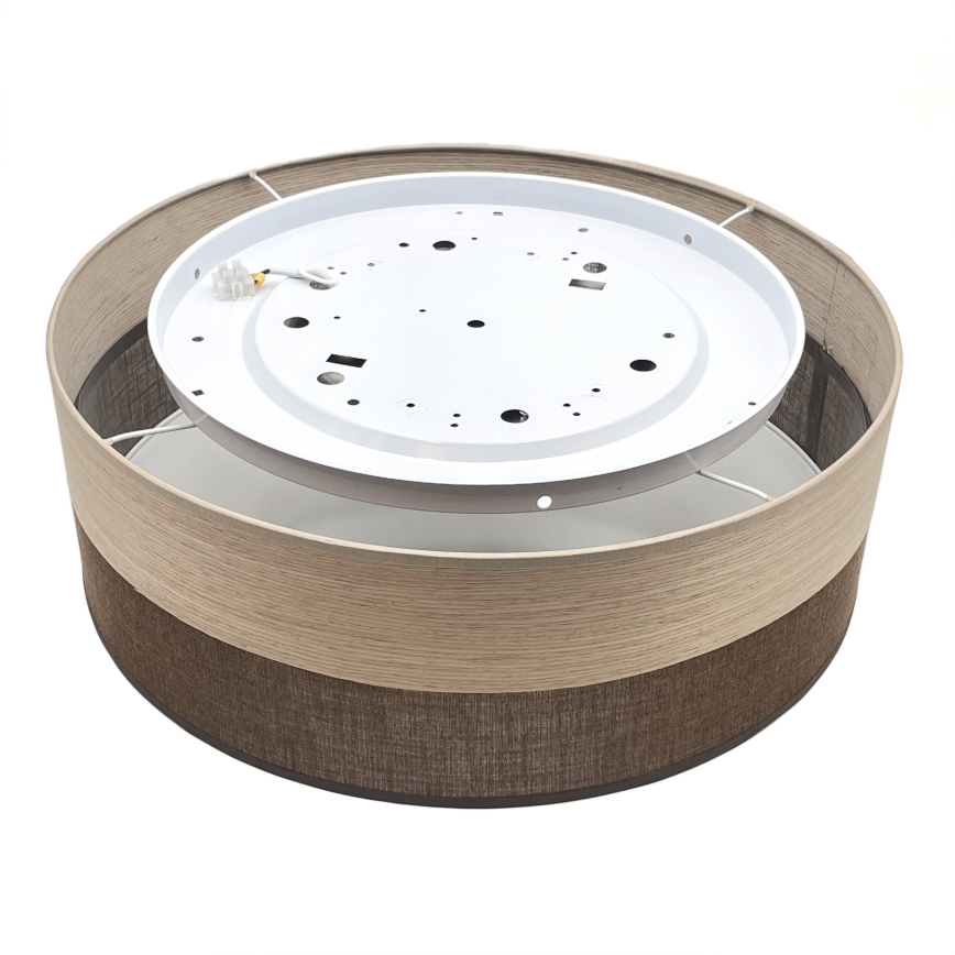 LED Stropní svítidlo SIRJA WOOD LED/36W/230V pr. 45 cm hnědá/dub