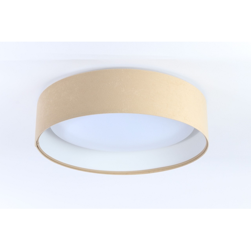 LED Stmívatelné stropní svítidlo SMART GALAXY LED/36W/230V pr. 55 cm 2700-6500K Wi-Fi Tuya béžová/bílá + dálkové ovládání