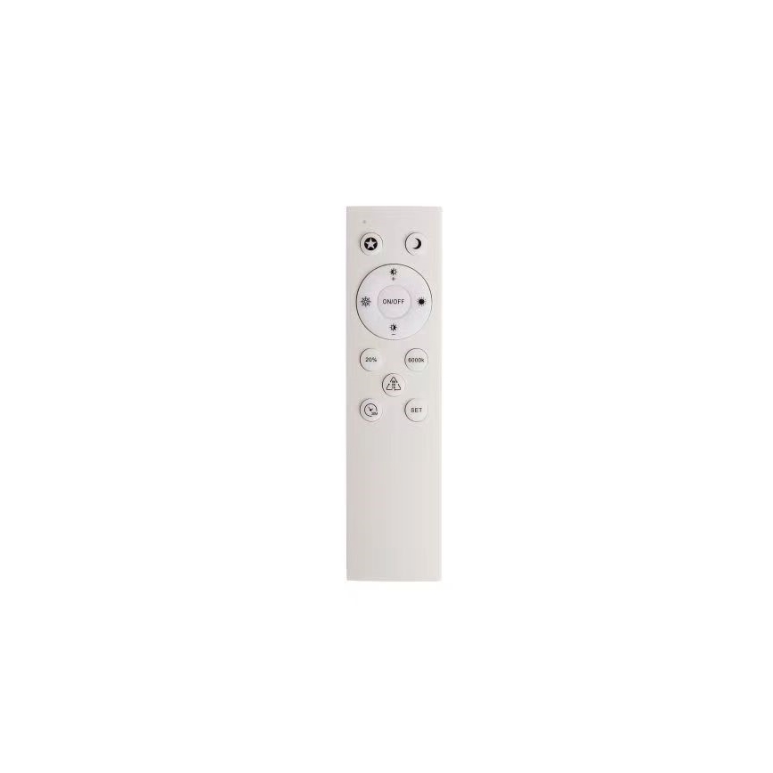 LED Stmívatelné stropní svítidlo SMART GALAXY LED/36W/230V pr. 55 cm 2700-6500K Wi-Fi Tuya béžová/bílá + dálkové ovládání