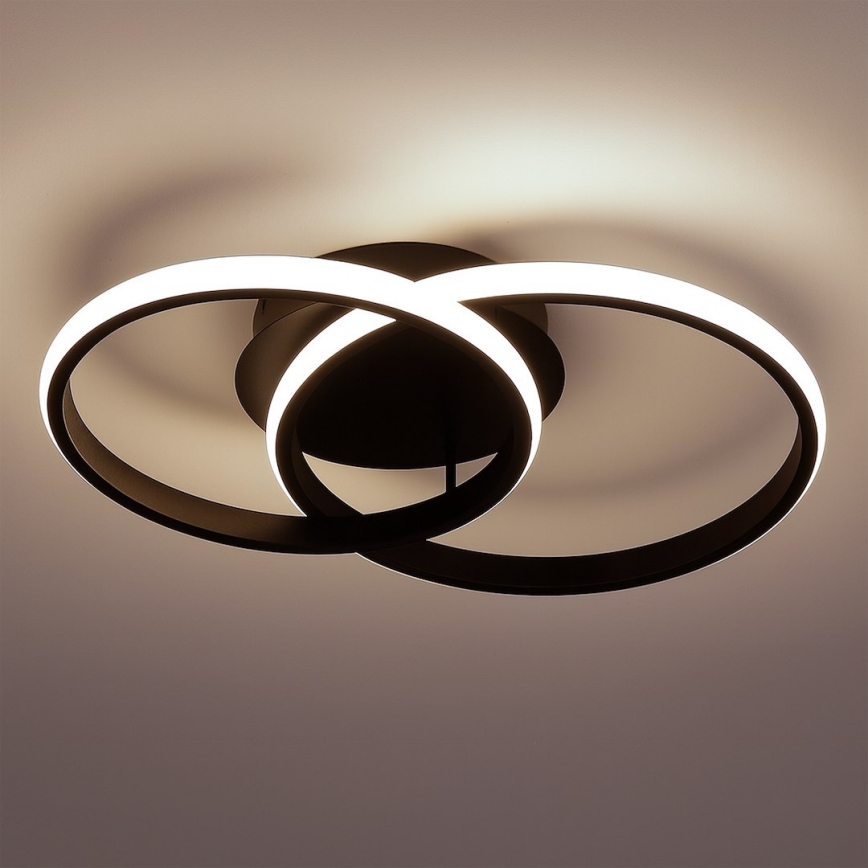 LED Stropní svítidlo TITANO LED/12W/230V černá