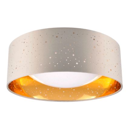 LED Stropní svítidlo TULUZA LED/18W/230V pr. 32 cm hnědá