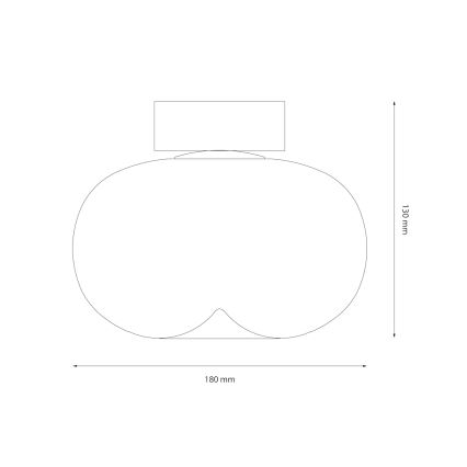 LED Stropní svítidlo VASO LED/4W/230V pr. 18 cm bílá