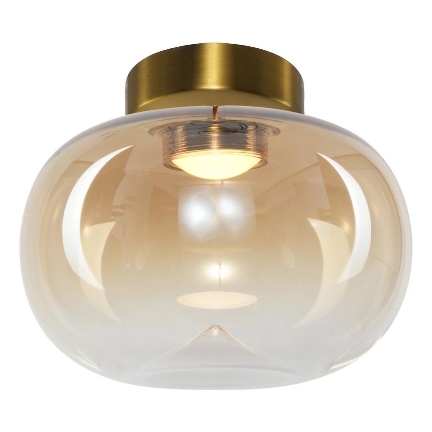 LED Stropní svítidlo VASO LED/4W/230V pr. 18 cm zlatá/kouřová