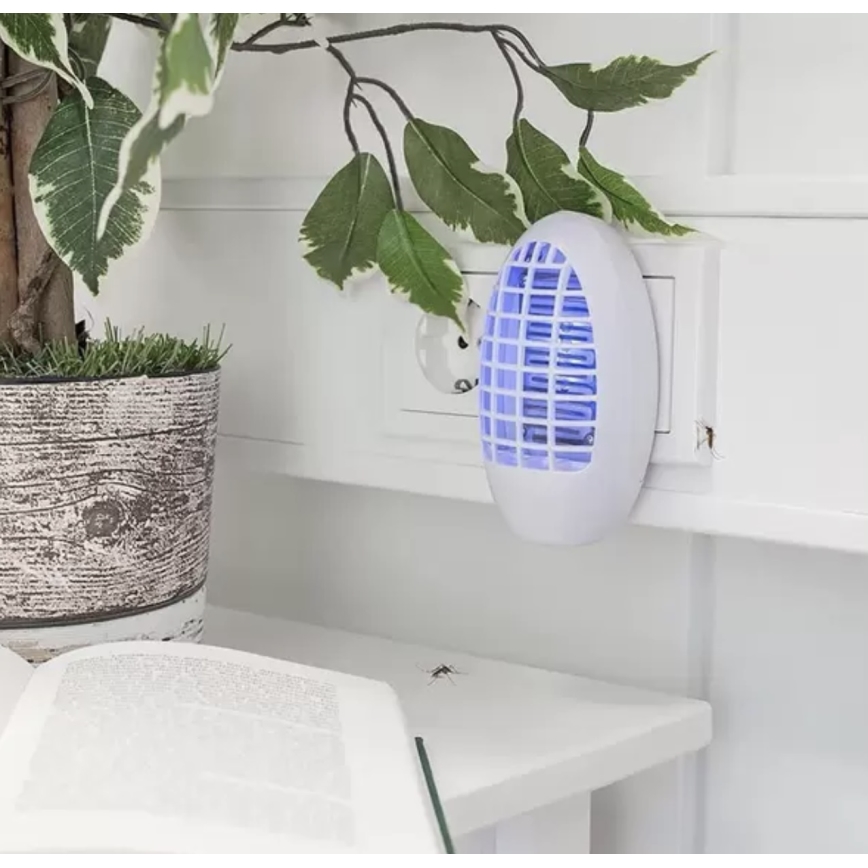 LED Světelná nástraha na hubení hmyzu UV/1,2W/230V
