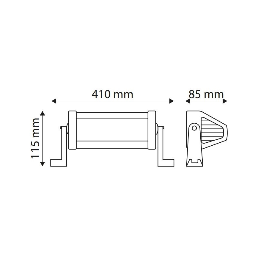LED Světelná rampa automobilu EPISTAR LED/72W/10-30V IP67 6000K