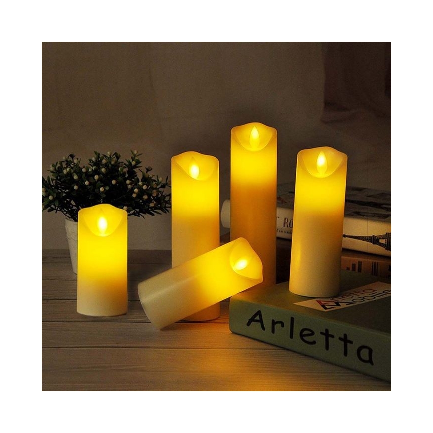 LED Svíčka LED/2xAA teplá bílá 11 cm
