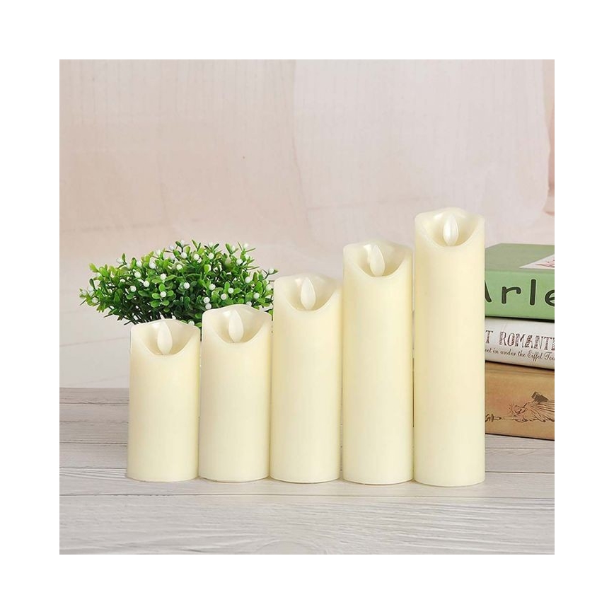 LED Svíčka LED/2xAA teplá bílá 15 cm