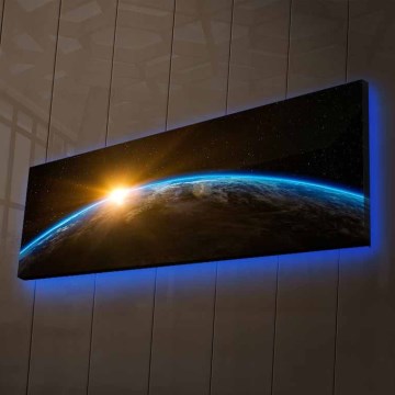 LED Svítící dekorační obraz LED/1x9V 6LR61