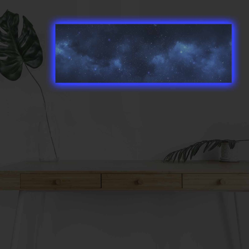 LED Svítící dekorační obraz LED/9V