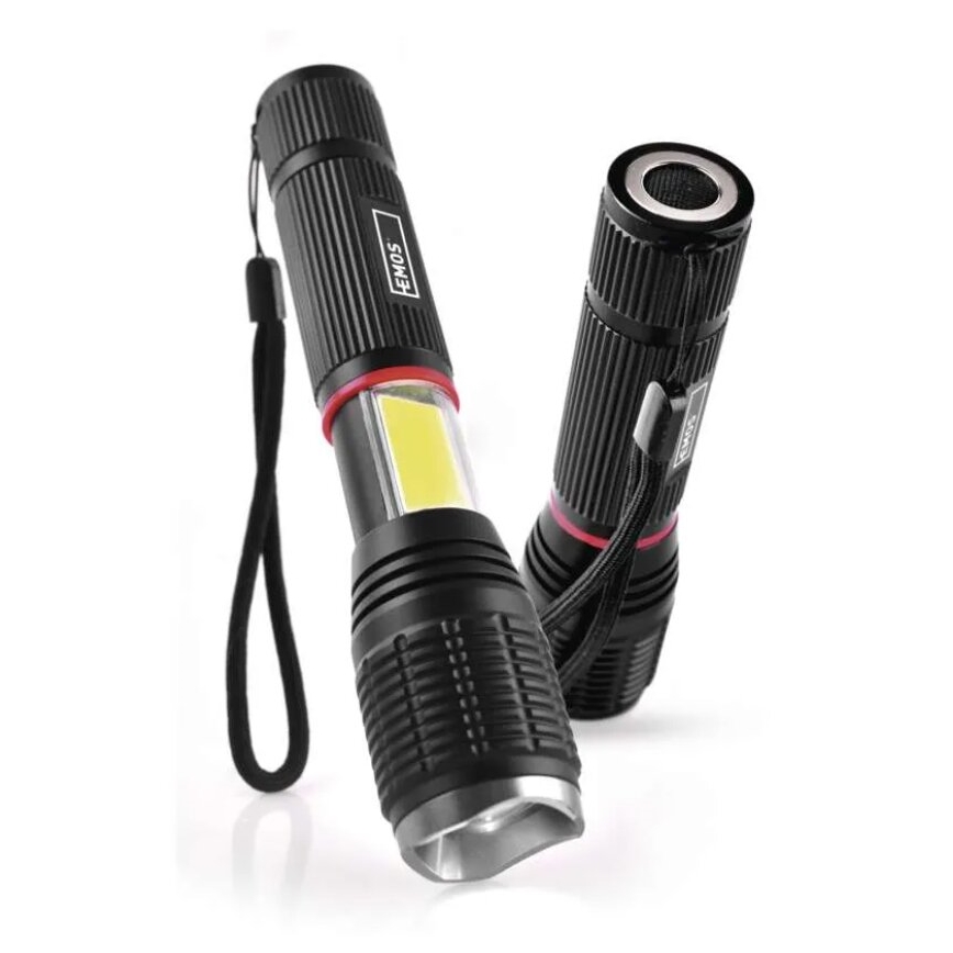 LED Svítilna 2v1 COB LED/3xAAA