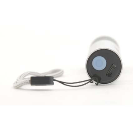 LED Svítilna LED/400mAh bílá/šedá