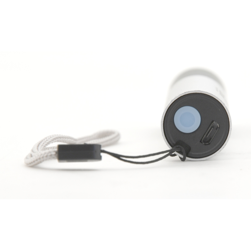 LED Svítilna LED/400mAh bílá/šedá