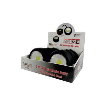 LED Svítilna s háčkem a magnetem LED/3W/3xAAA