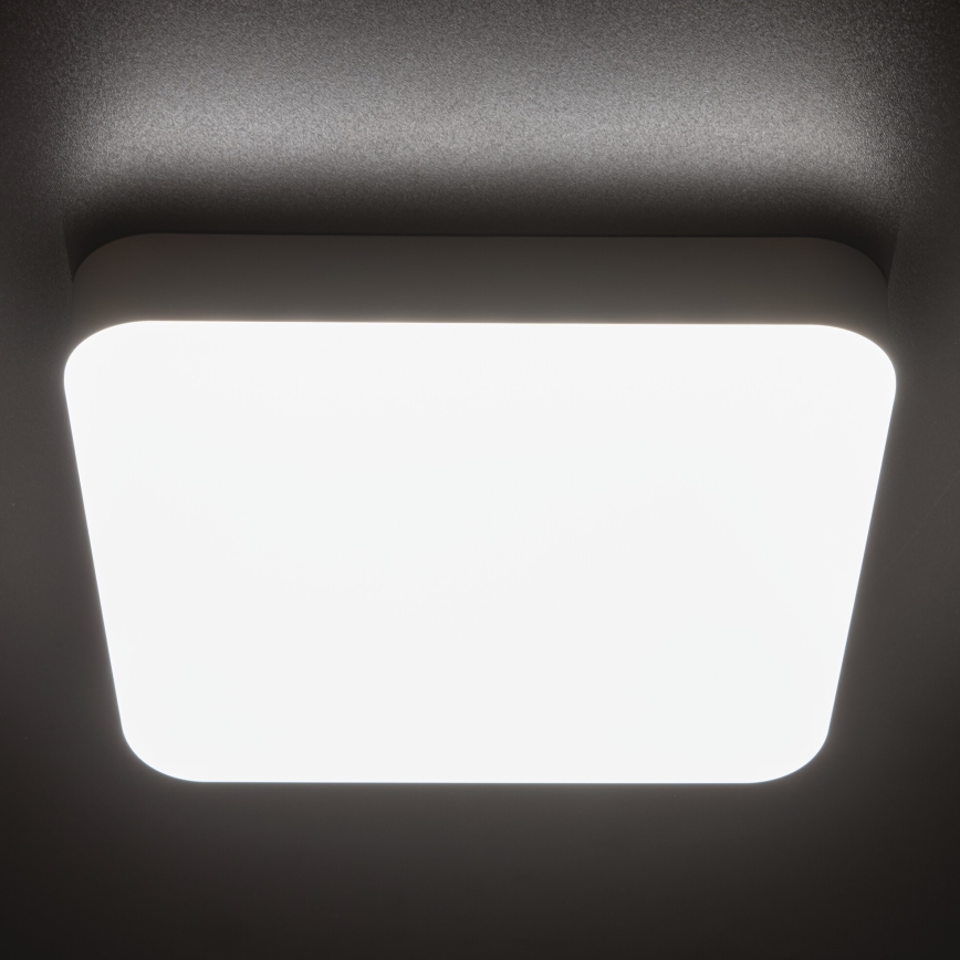 LED Technické stropní svítidlo se senzorem pohybu IPER LED/10W/230V IK10 IP65 hranatý bílá