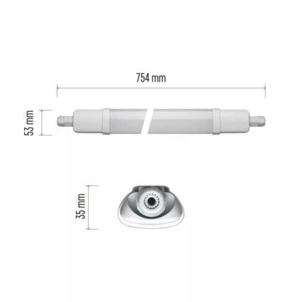 LED Technické svítidlo LED/18W/230V IP65 4000K