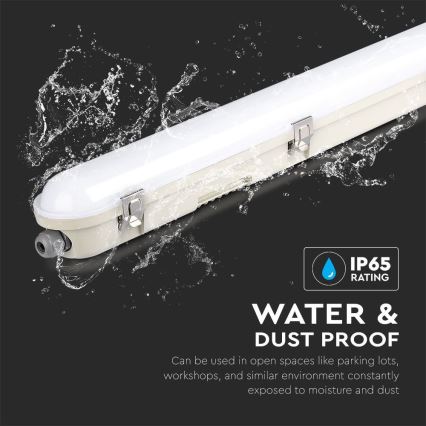 LED Technické zářivkové svítidlo s nouzovým modulem EMERGENCY LED/48W/230V 6500K 150cm IP65