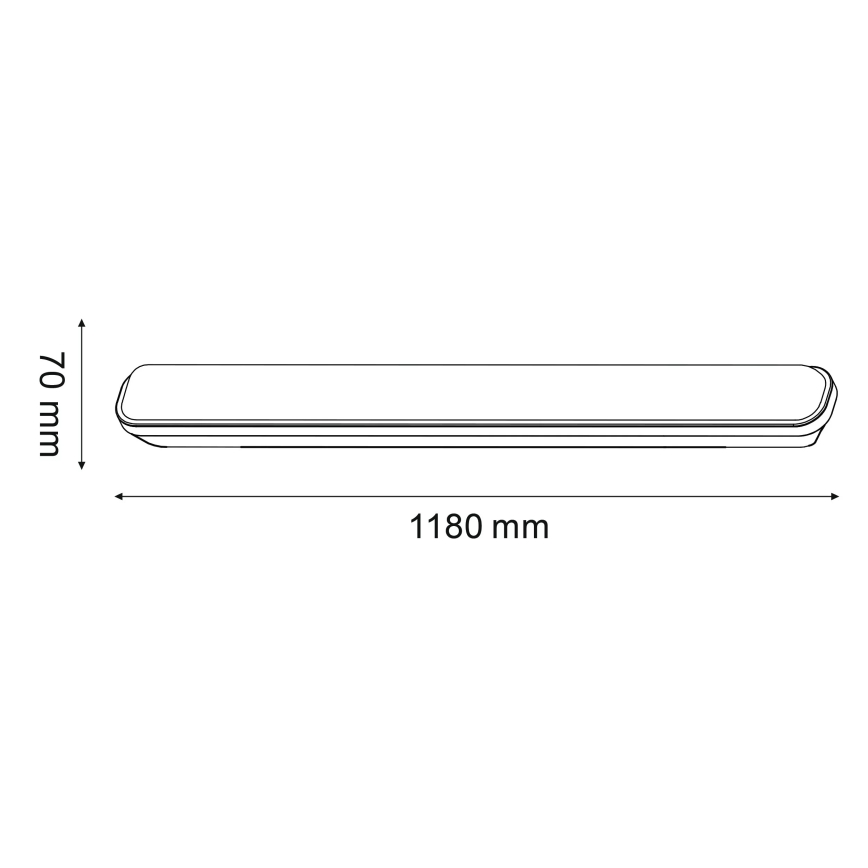 LED Technické zářivkové svítidlo LED/20W/230V IP65