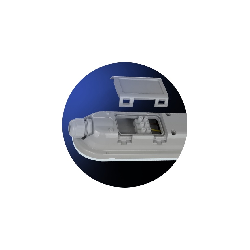 LED Technické zářivkové svítidlo LIMEA GIGANT LED/38W/230V IP65 1190mm černá