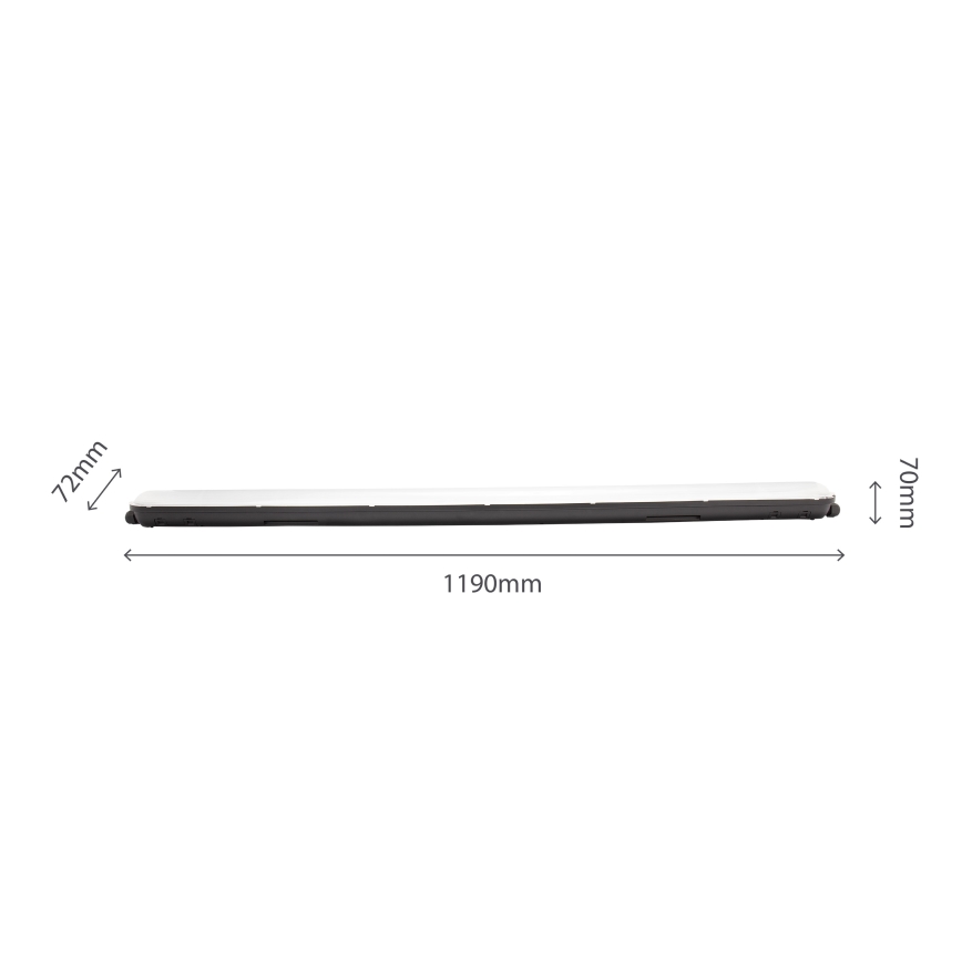 LED Technické zářivkové svítidlo LIMEA GIGANT LED/38W/230V IP65 1190mm černá