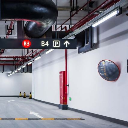 LED Technické zářivkové svítidlo se senzorem pohybu a soumraku LED/36W/230V 6500K IP65 120 cm