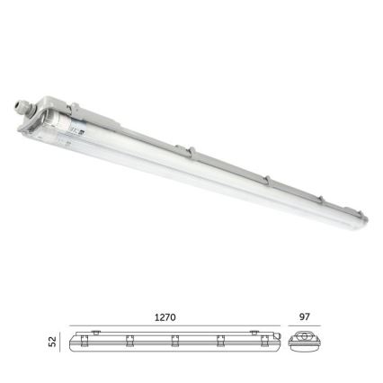 LED Technické zářivkové svítidlo T8 2xG13/18W/230V 4000K IP65 127 cm