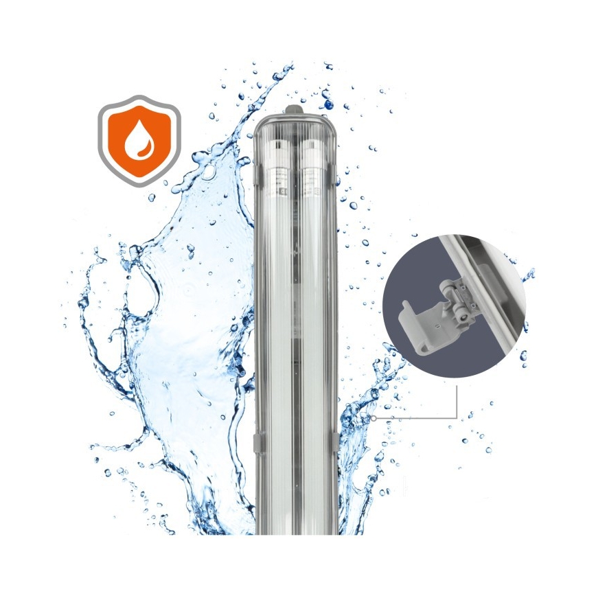 LED Technické zářivkové svítidlo T8 2xG13/18W/230V 5000K IP65 127 cm