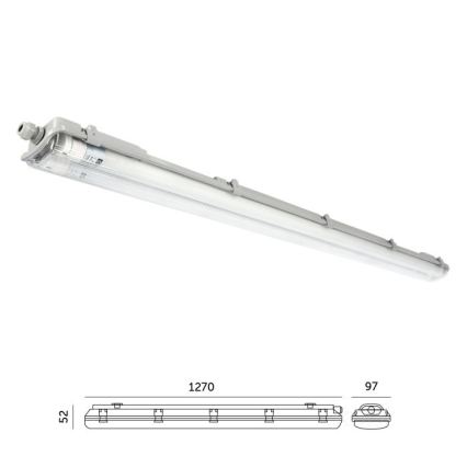 LED Technické zářivkové svítidlo T8 2xG13/18W/230V 5000K IP65 127 cm